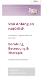 Mobile Screenshot of homoeopathie-geburtshilfe.de